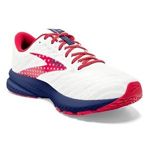 Brooks Red, White, and Blue Launch 7 Sneakers